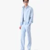 Mavi Monogram Tailored Jakarlı Pantolonlar Mavi Monogram Tailored Jakarlı Pantolonlar