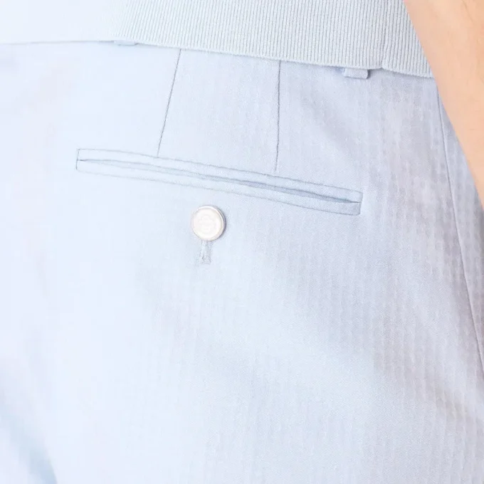 Mavi Monogram Tailored Jakarlı Pantolonlar Mavi Monogram Tailored Jakarlı Pantolonlar