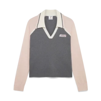 Merino Tenis Uzun Kollu Polo Yaka Tişört