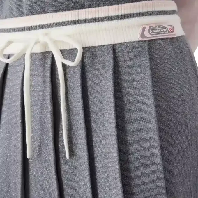 Merinos Örgü Tenis Eteği Merinos Örgü Tenis Eteği