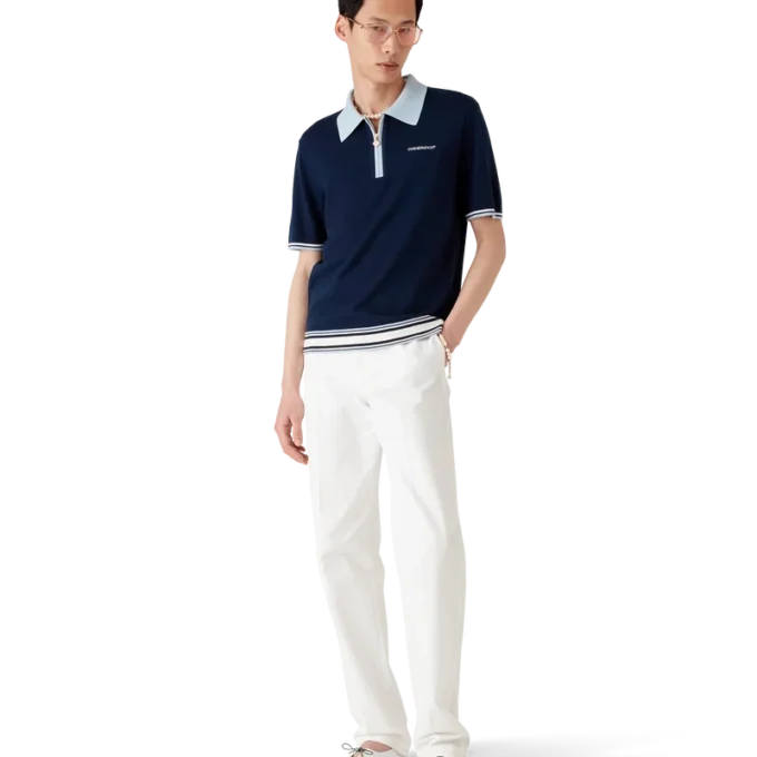 Merinos Yünlü Tenis Polo Gömlek Merinos Yünlü Tenis Polo Gömlek
