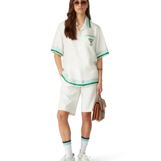 Metafizik Tenis İkonu İpek Gömlek