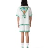 Metaphysical Tennis Icon Kısa Kollu İpek Gömlek Metaphysical Tennis Icon Kısa Kollu İpek Gömlek