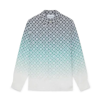 Midnight Gradient Monogram Gömlek
