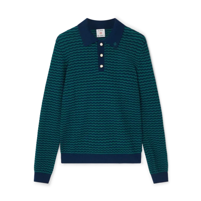 Mini Wave Polo Yaka Tişört Mini Wave Polo Yaka Tişört