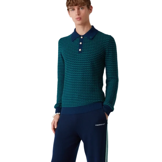 Mini Wave Polo Yaka Tişört Mini Wave Polo Yaka Tişört