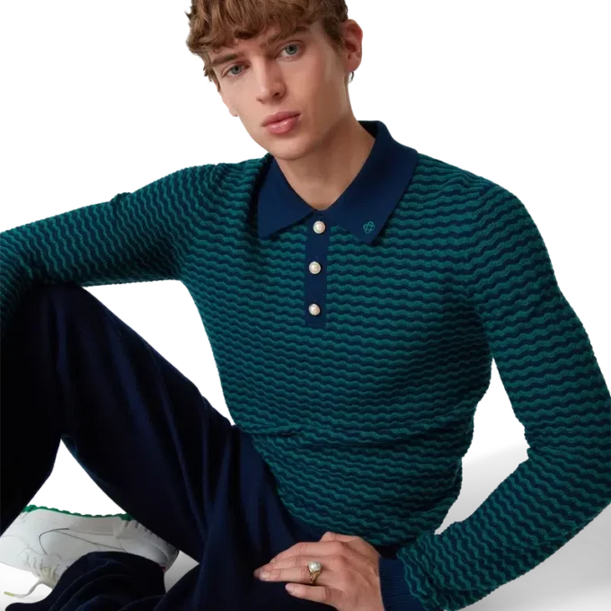 Mini Wave Polo Yaka Tişört Mini Wave Polo Yaka Tişört