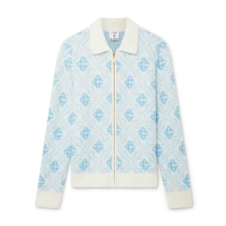 Mohair Monogram Fermuarlı Kazak Mohair Monogram Fermuarlı Kazak