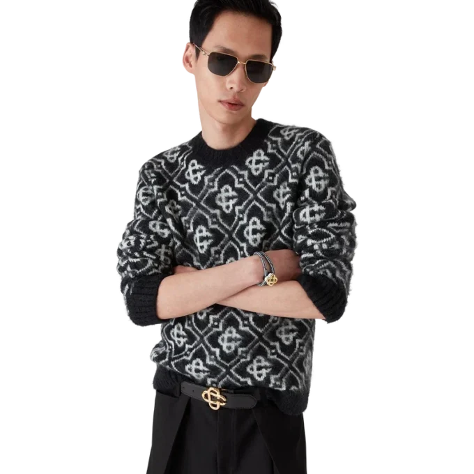 Mohair Monogram Kazak