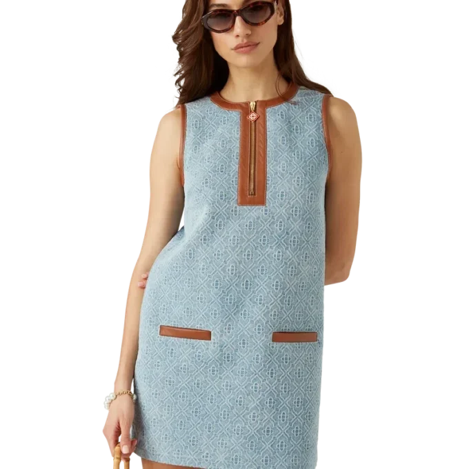 Monogram Denim Elbise Monogram Denim Elbise