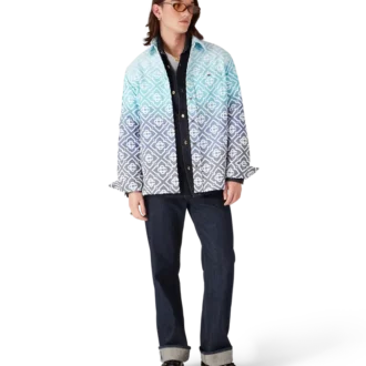 Monogram Gradyan Jakarlı Shacket