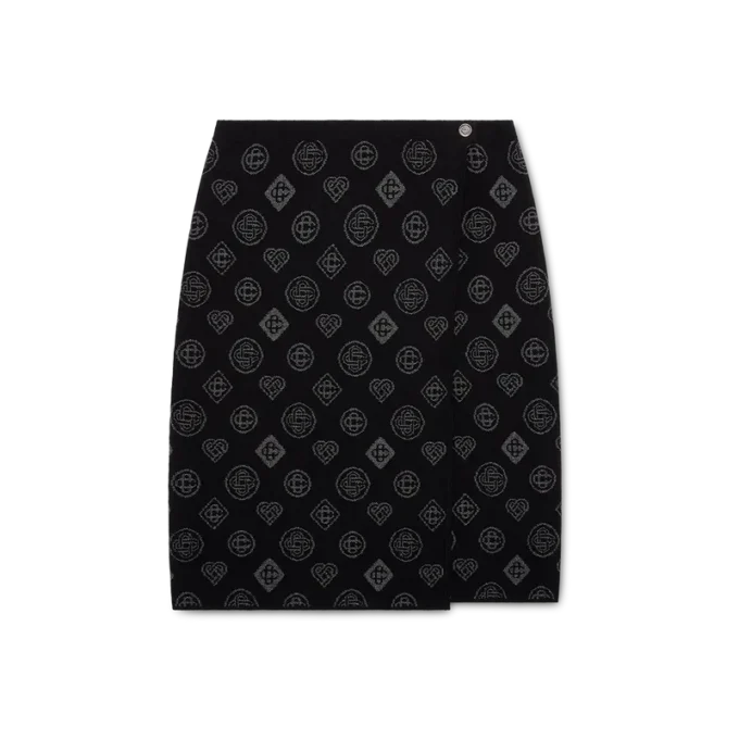Monogram Jakarlı Etek Monogram Jakarlı Etek