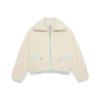 Monogram Jakarlı Polar Ceket Monogram Jakarlı Polar Ceket
