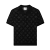 Monogram Jakarlı Polo Yaka Tişört Monogram Jakarlı Polo Yaka Tişört
