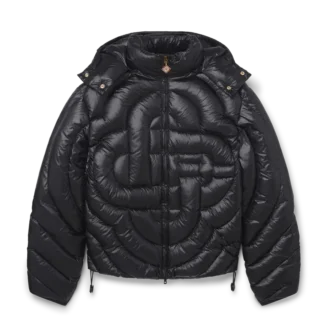Monogram Kapitone Naylon Puffer Ceket