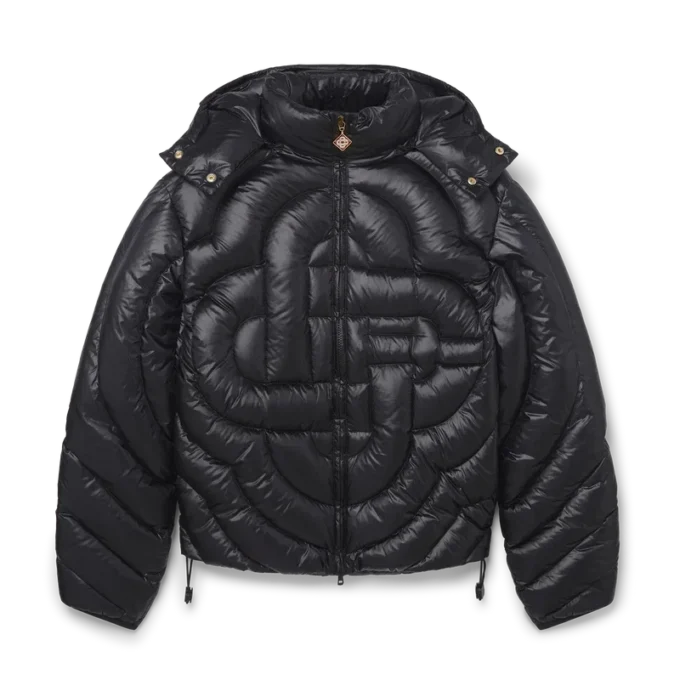 Monogram Kapitone Naylon Puffer Ceket Monogram Kapitone Naylon Puffer Ceket