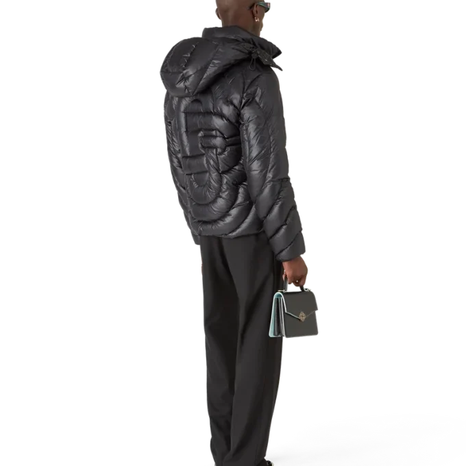 Monogram Kapitone Naylon Puffer Ceket Monogram Kapitone Naylon Puffer Ceket