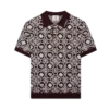 Monogram Pamuklu Örme Polo Gömlek Monogram Pamuklu Örme Polo Gömlek