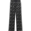 Monogram Pijama İpek Saten Pantolonlar Monogram Pijama İpek Saten Pantolonlar