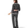 Monogram Pijama İpek Saten Pantolonlar Monogram Pijama İpek Saten Pantolonlar
