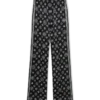 Monogram Pijama İpek Saten Pantolonlar Monogram Pijama İpek Saten Pantolonlar