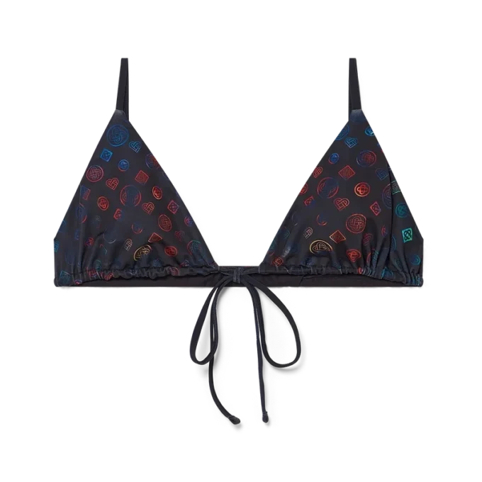 Monogram İpli Bikini Üstü
