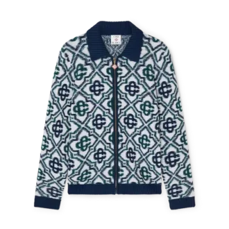 Monogram Örgü Fermuarlı Kazak Monogram Örgü Fermuarlı Kazak