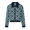 Monogram Örgü Fermuarlı Kazak Monogram Örgü Fermuarlı Kazak