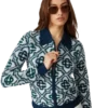 Monogram Örgü Fermuarlı Kazak Monogram Örgü Fermuarlı Kazak