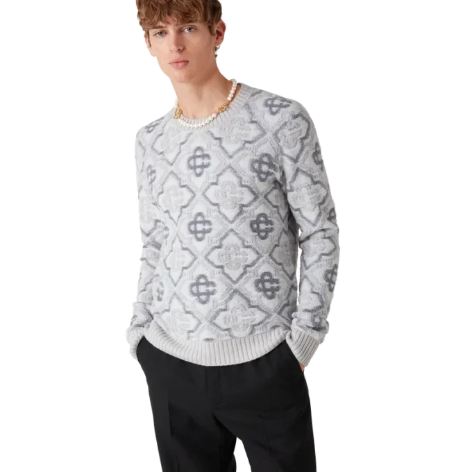 Monogram Örgü Kazak Monogram Örgü Kazak