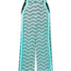 Monogram Wave İpek Pantolonlar Monogram Wave İpek Pantolonlar