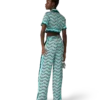 Monogram Wave İpek Pantolonlar Monogram Wave İpek Pantolonlar