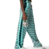 Monogram Wave İpek Pantolonlar Monogram Wave İpek Pantolonlar