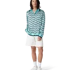 Monogram Wave Uzun Kollu İpek Gömlek Monogram Wave Uzun Kollu İpek Gömlek