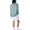 Monogram Wave Uzun Kollu İpek Gömlek Monogram Wave Uzun Kollu İpek Gömlek
