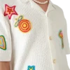 Motifli Kroşe Gömlek Motifli Kroşe Gömlek