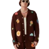 Motifli Kroşe Gömlek Motifli Kroşe Gömlek