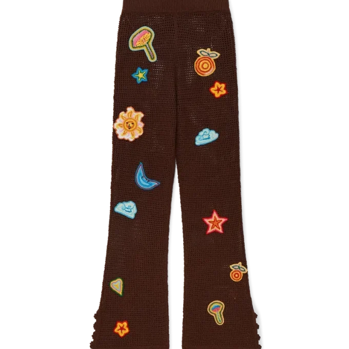 Motifli Kroşe Pantolonlar Motifli Kroşe Pantolonlar