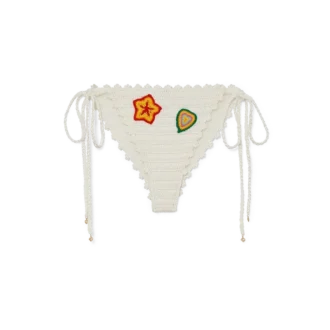 Motifli Tığ İşi Bikini Altı