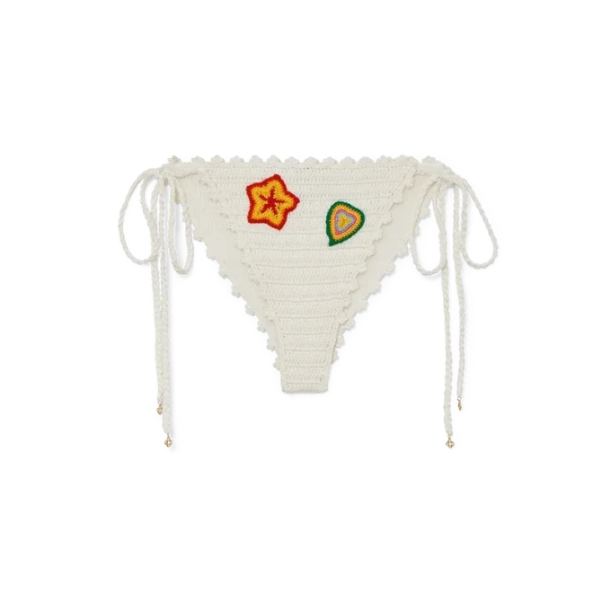 Motifli Tığ İşi Bikini Altı