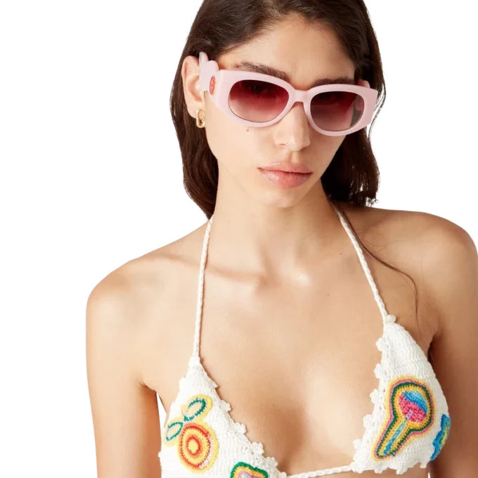 Motifli Tığ İşi Bikini Üstü Motifli Tığ İşi Bikini Üstü