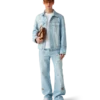 Nakışlı Motifli Denim Ceket Nakışlı Motifli Denim Ceket
