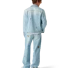 Nakışlı Motifli Denim Ceket Nakışlı Motifli Denim Ceket