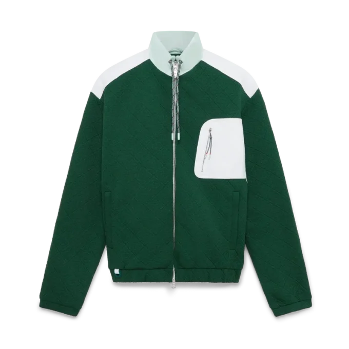Naylon Monogram Jakarlı Ceket Naylon Monogram Jakarlı Ceket