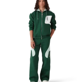 Naylon Monogram Jakarlı Ceket
