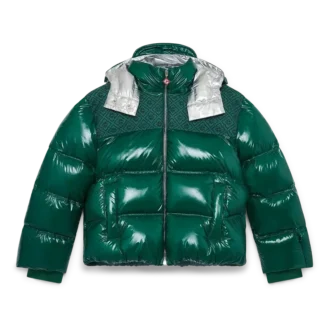 Naylon Puffer Aşağı Ceket