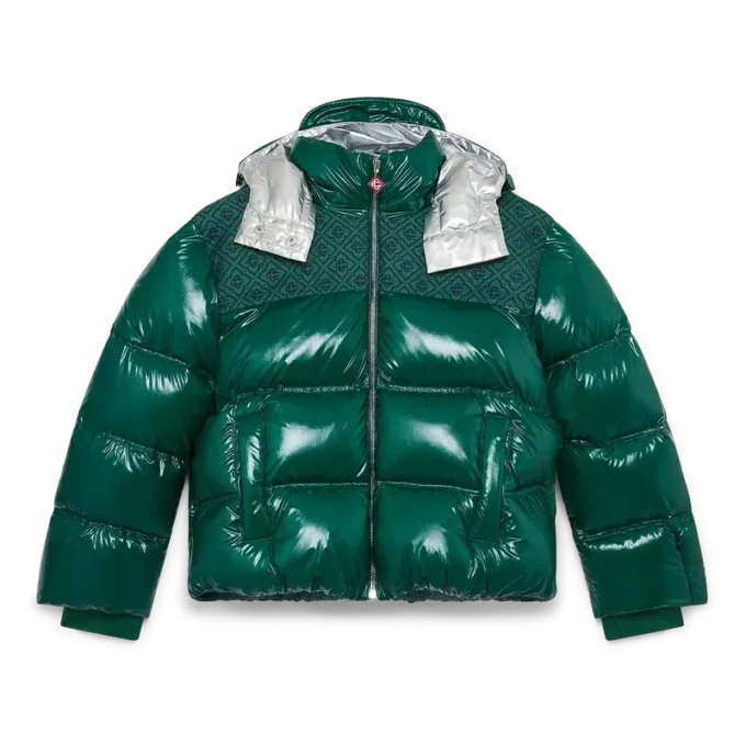 Naylon Puffer Aşağı Ceket Naylon Puffer Aşağı Ceket
