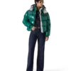 Naylon Puffer Aşağı Ceket Naylon Puffer Aşağı Ceket