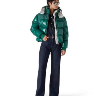 Naylon Puffer Aşağı Ceket