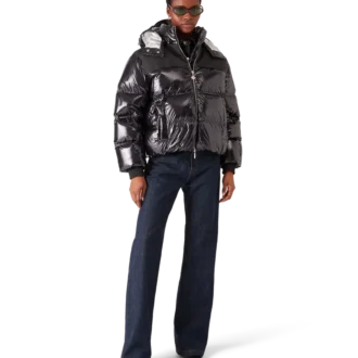 Naylon Puffer Aşağı Ceket